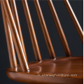 Chaise de salle à manger de style Windsor en bois de bois d'origine moderne